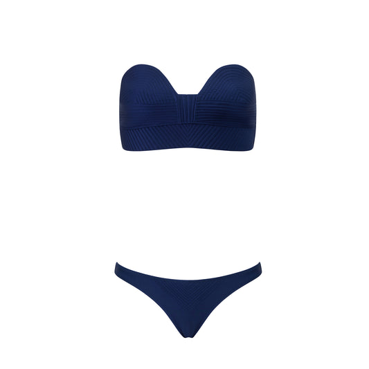 BIKINI MARIA PANTS BLUE VELVET