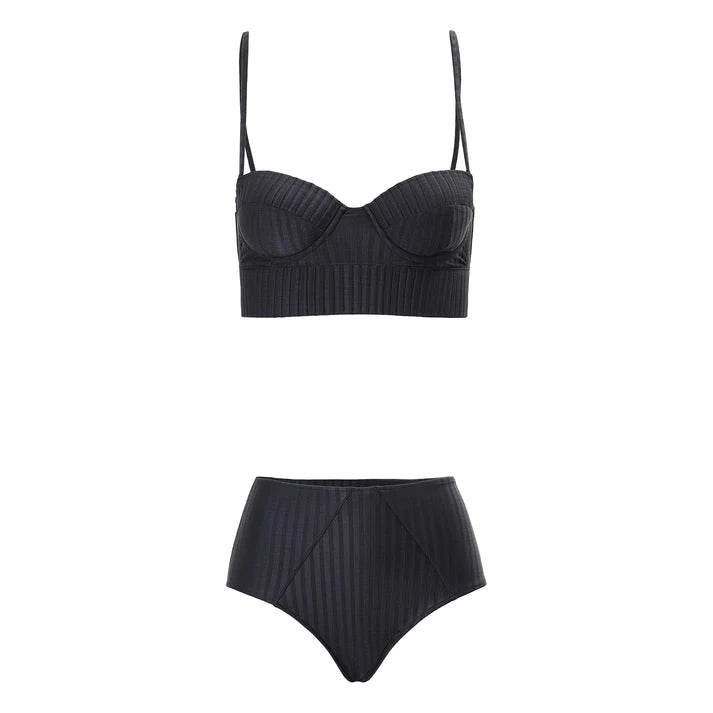 BIKINI ANA LU BLACK RELIEF