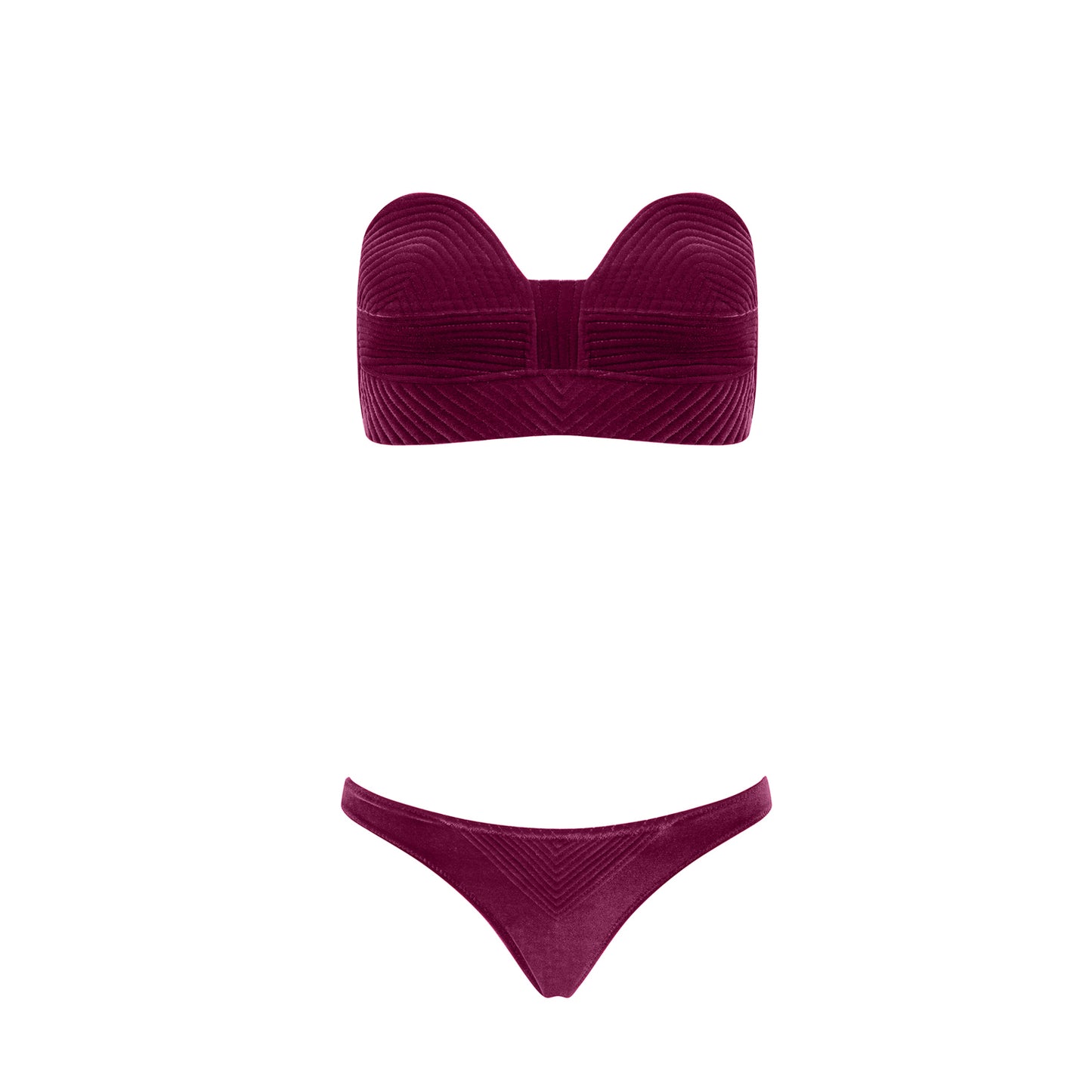BIKINI MARIA PANTS PINK VELVET