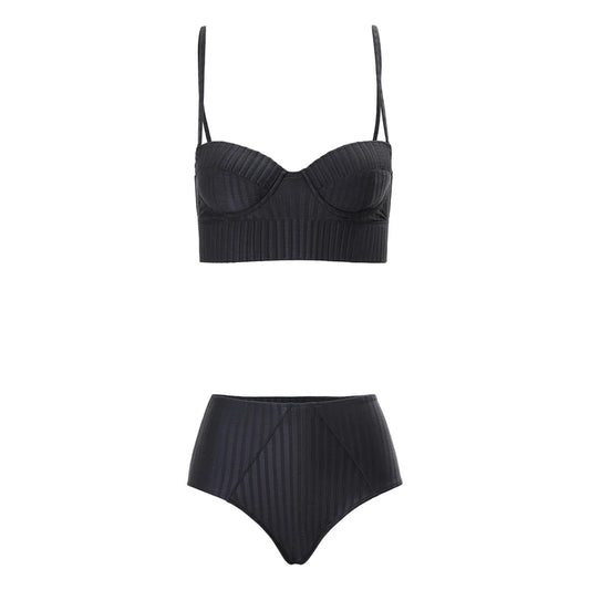 BIKINI ANA LU BLACK RELIEF