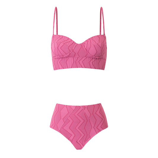 BIKINI ANA LU PINK RELIEF