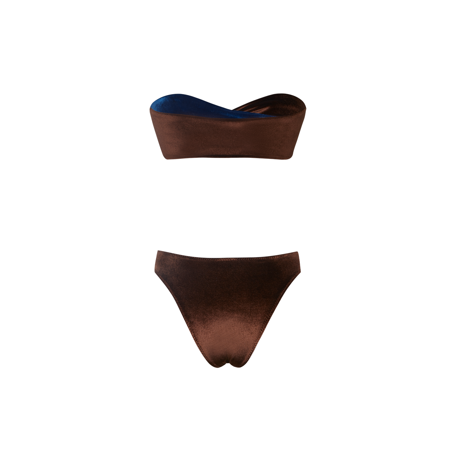 BIKINI FUN BLUE/BROWN