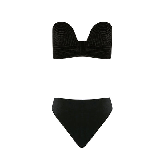 BIKINI ANA PANTS BLACK VELVET