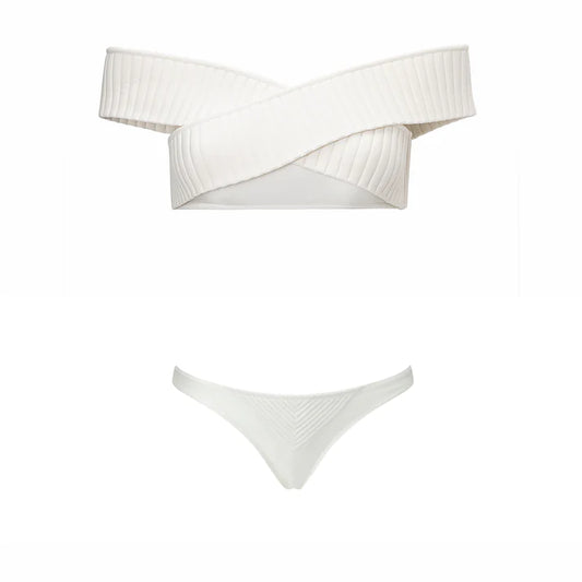 BIKINI CAROL PANTS OFF WHITE